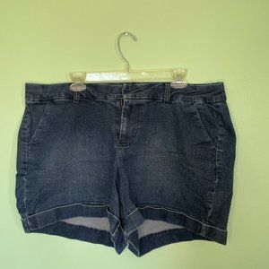 Maurices Dark Jean Shorts